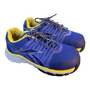 Reebok Work Arion Purple Oxford Womens Wide Composite Toe Sneakers RB457 Sz 6